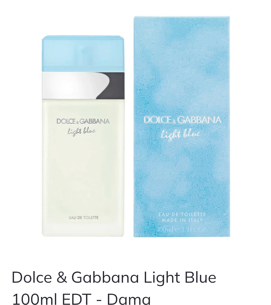 Dolce & Gabbana Light Blue EDT 100ml- Dama
